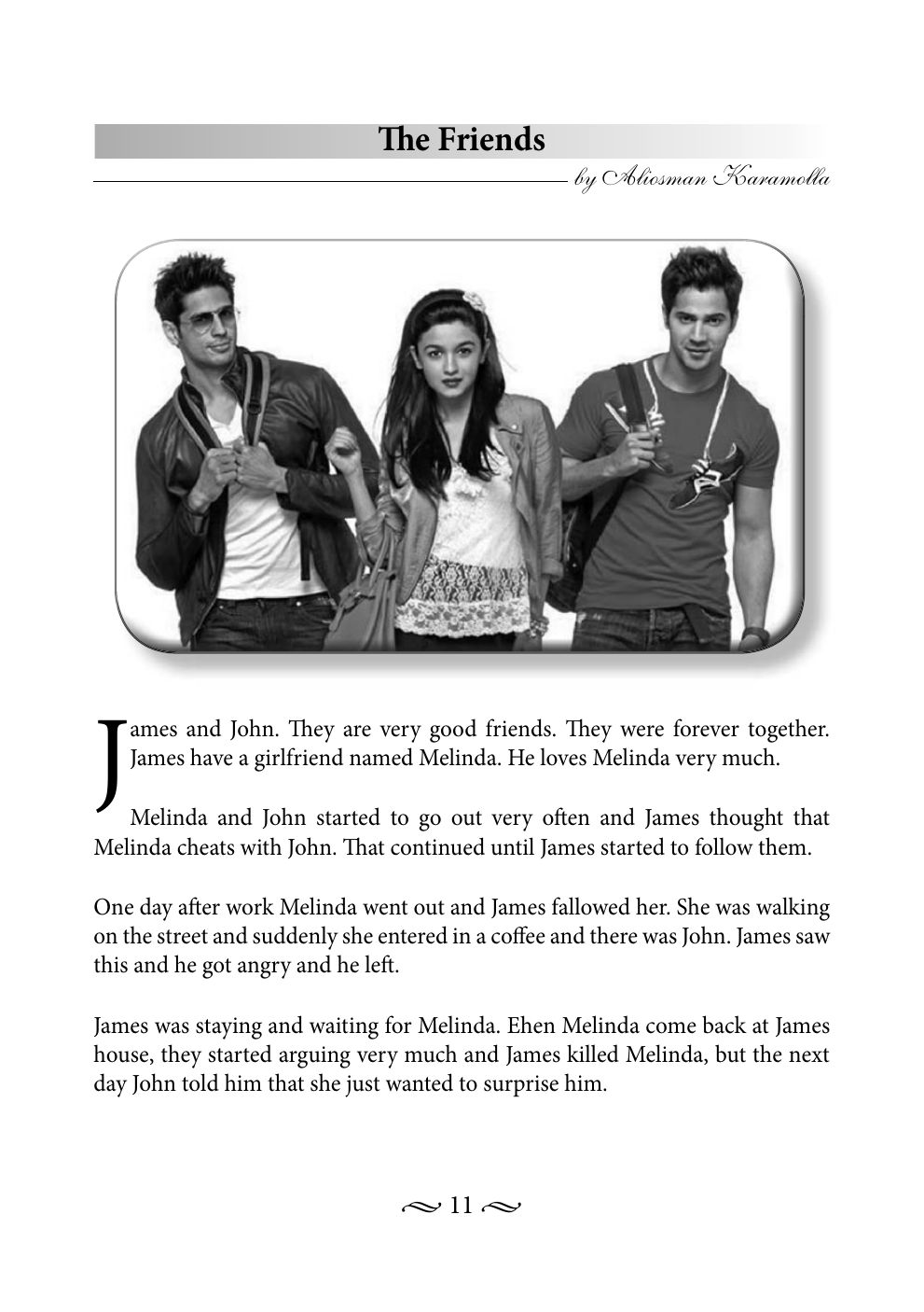 Original book page 11 of The Friends