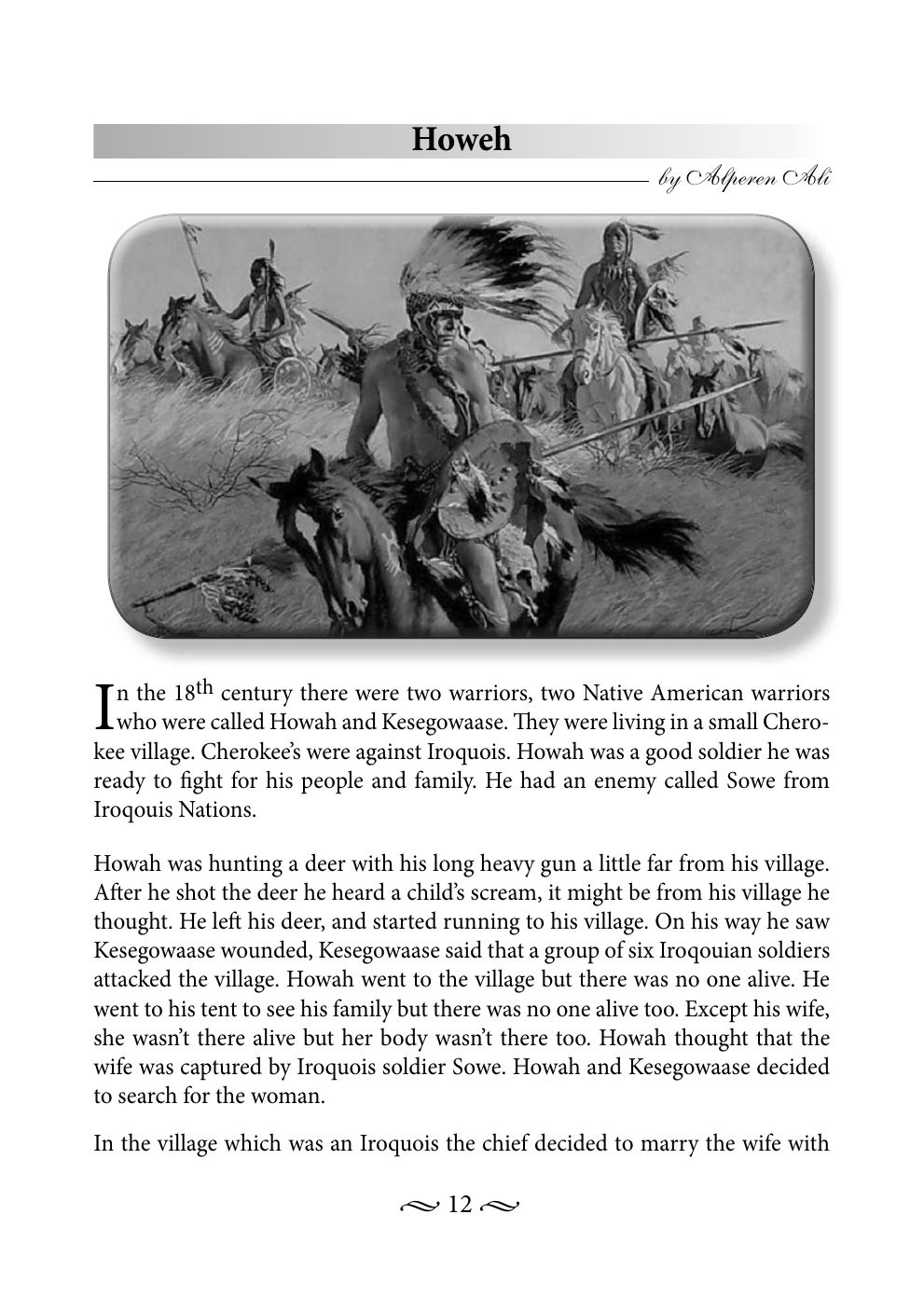 Original book page 12 of Howeh