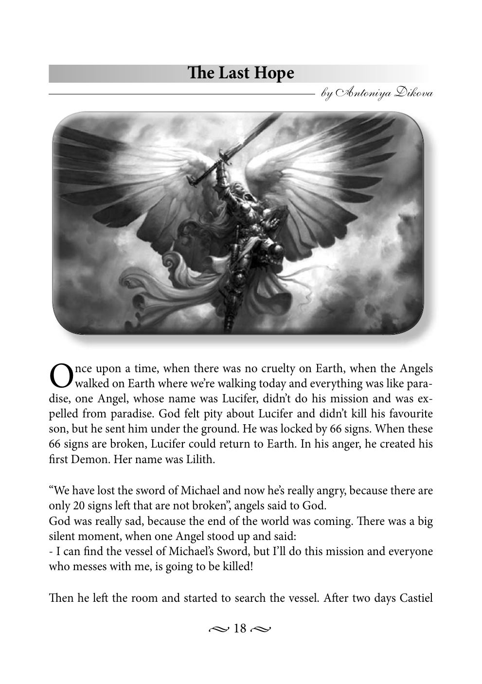 Original book page 18 of The Last Hope