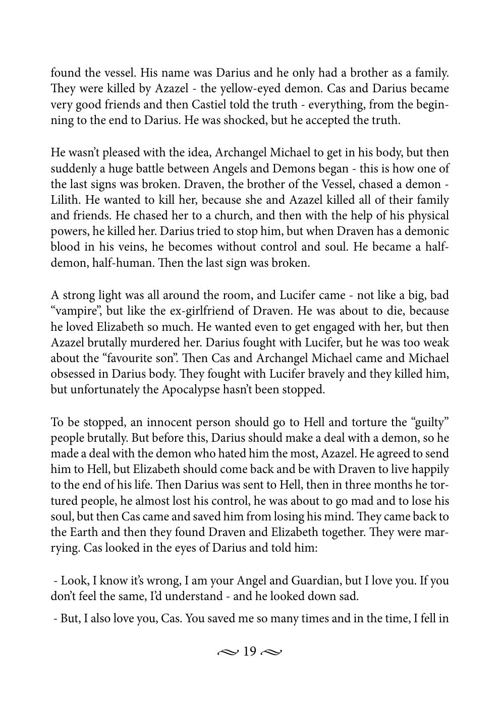 Original book page 19 of The Last Hope