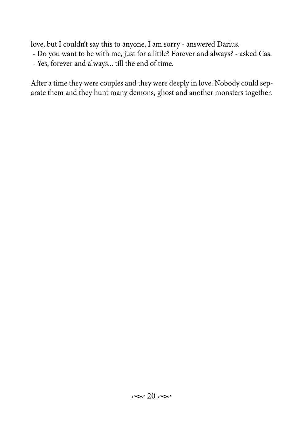 Original book page 20 of The Last Hope
