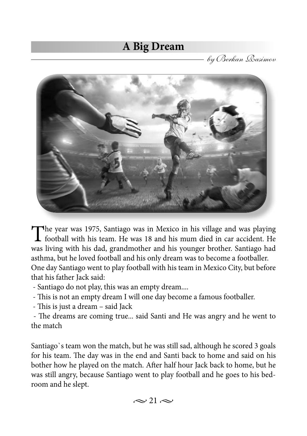 Original book page 21 of A Big Dream