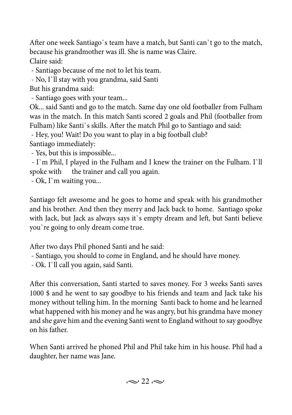 Original book page 22 of A Big Dream