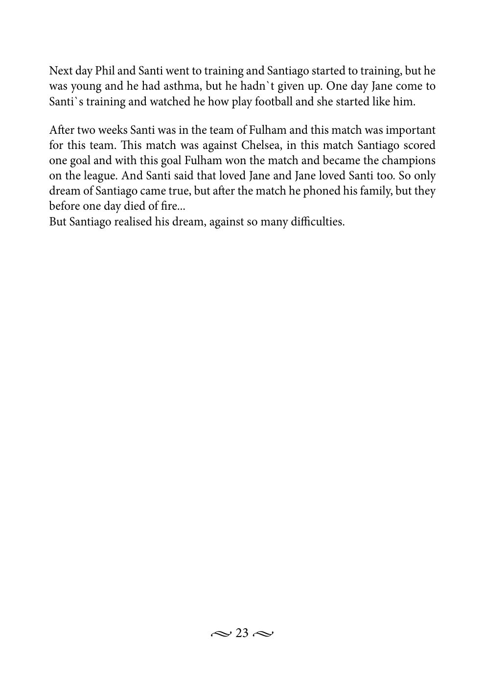 Original book page 23 of A Big Dream
