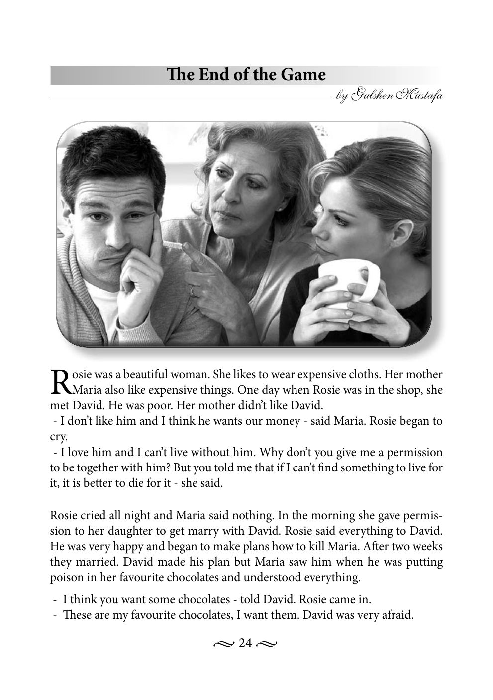 Original book page 24 of The End of the Game
