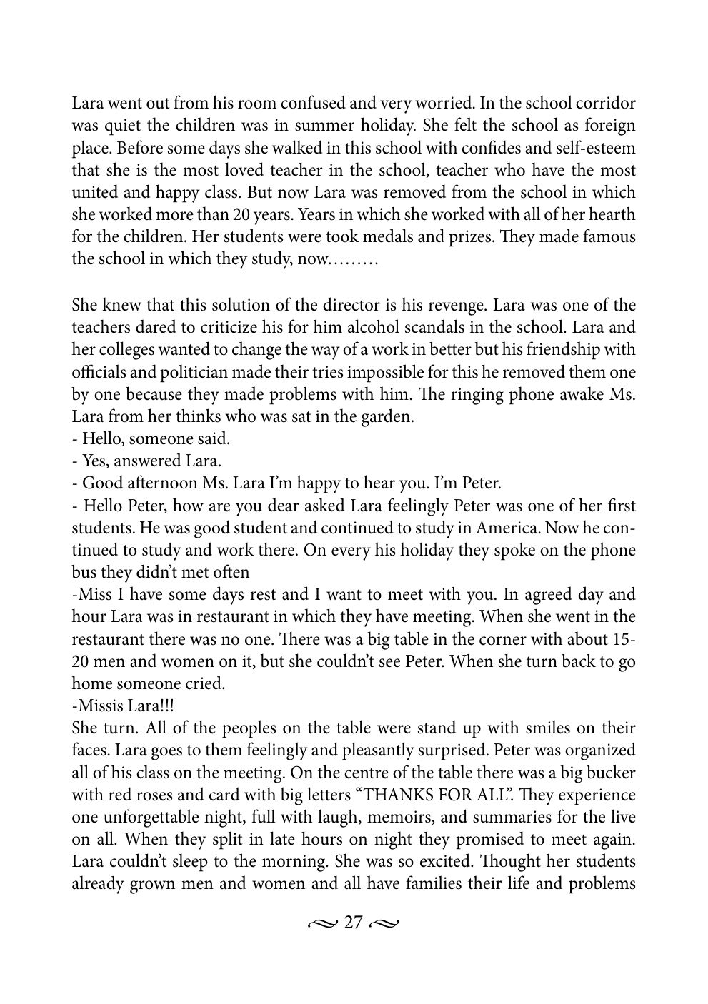 Original book page 27 of My First Teacher