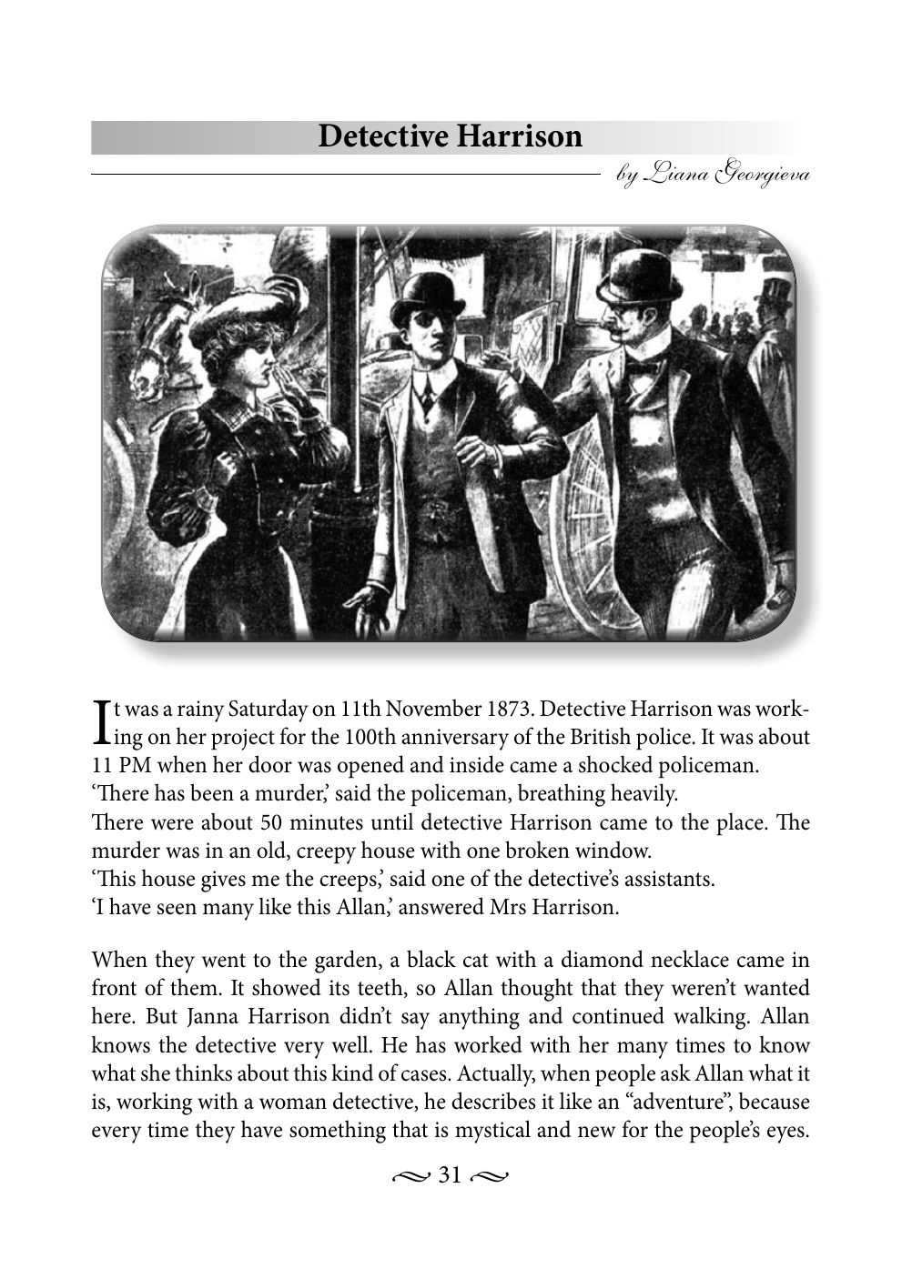 Original book page 31 of Detective Harrison