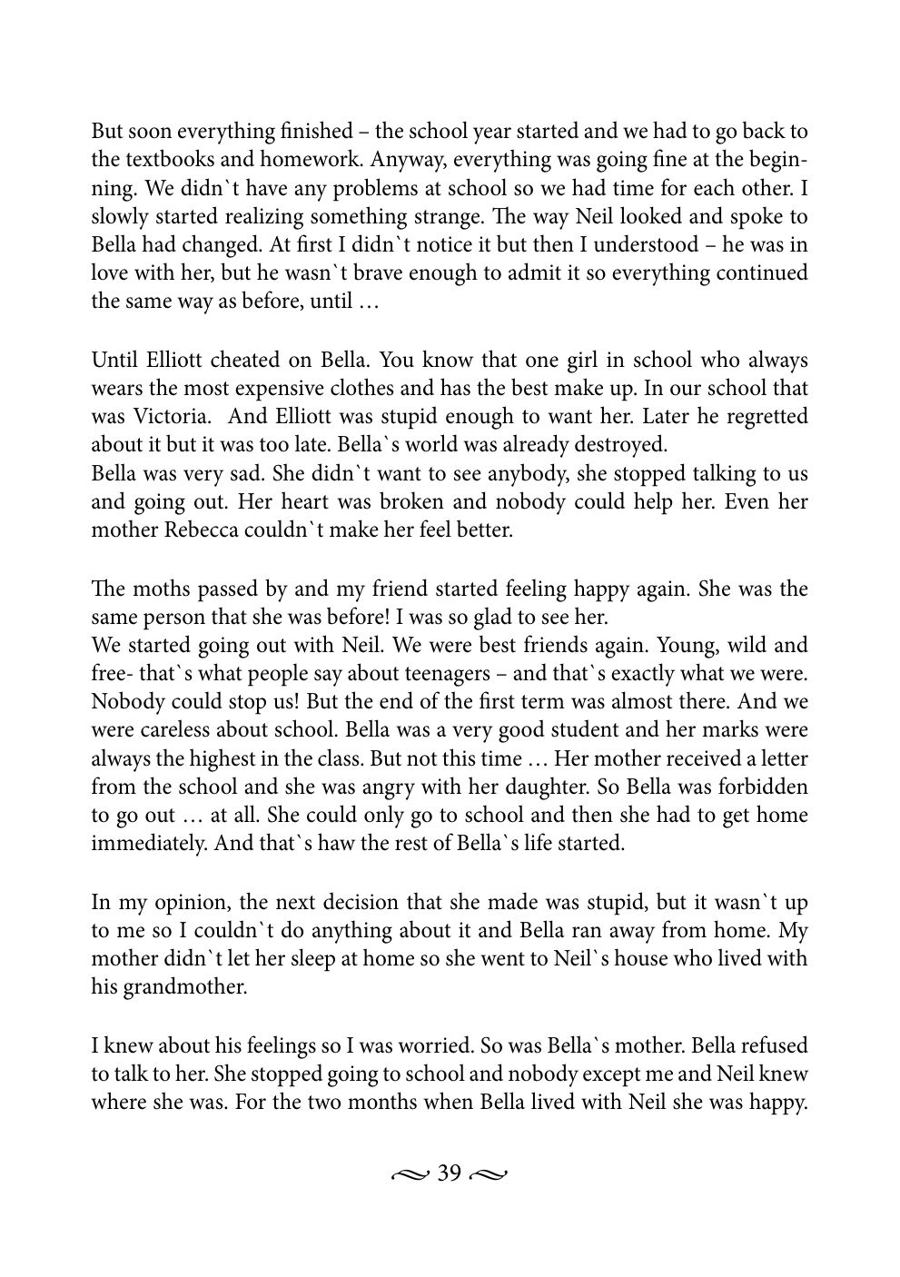 Original book page 39 of Youth Experiences