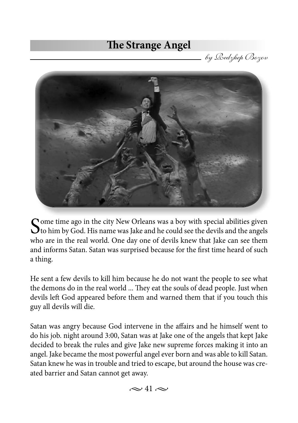 Original book page 41 of The Strange Angel