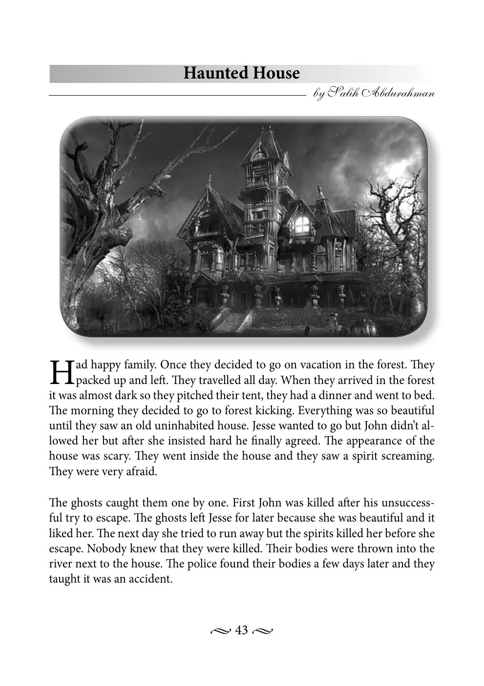 Original book page 43 of Haunted House