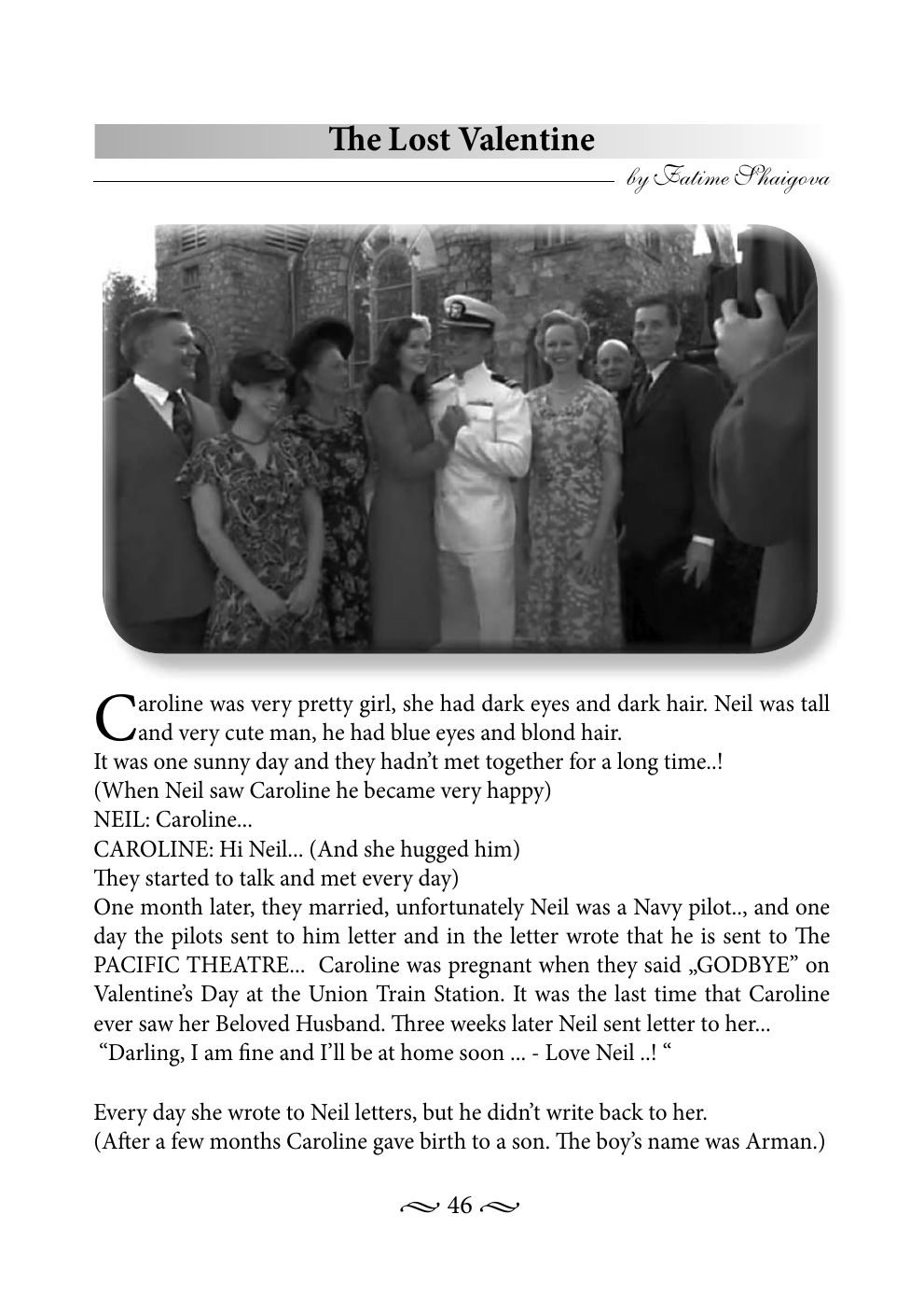 Original book page 46 of The Lost Valentine
