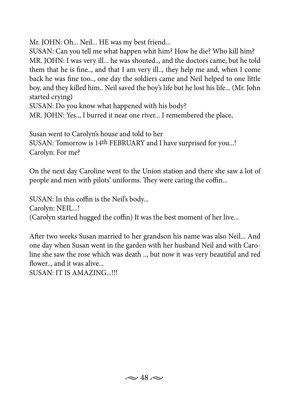 Original book page 48 of The Lost Valentine