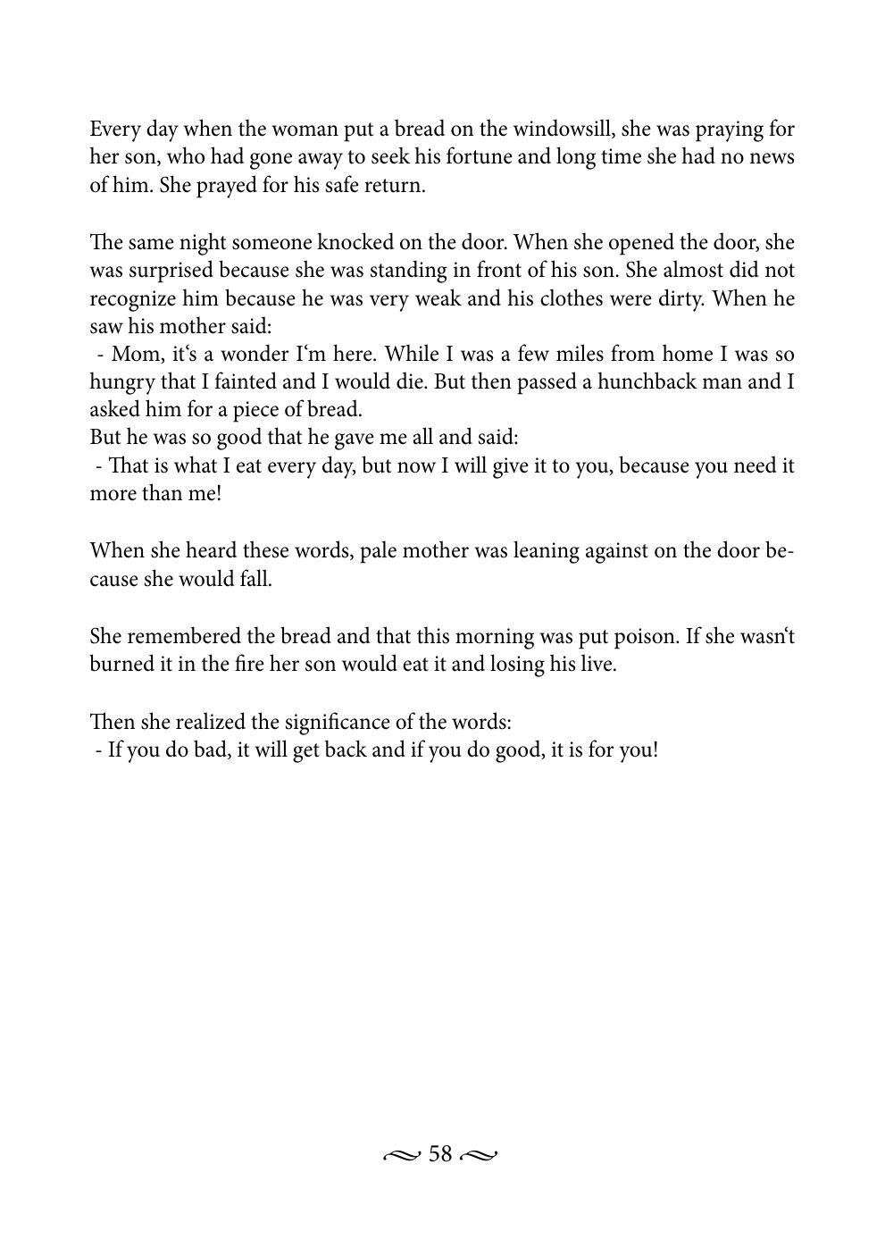 Original book page 58 of The Bread