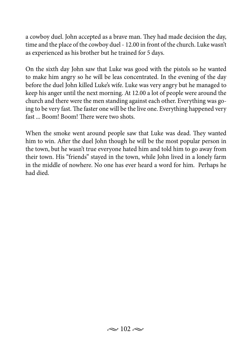 Original book page 102 of Unlucky Luke