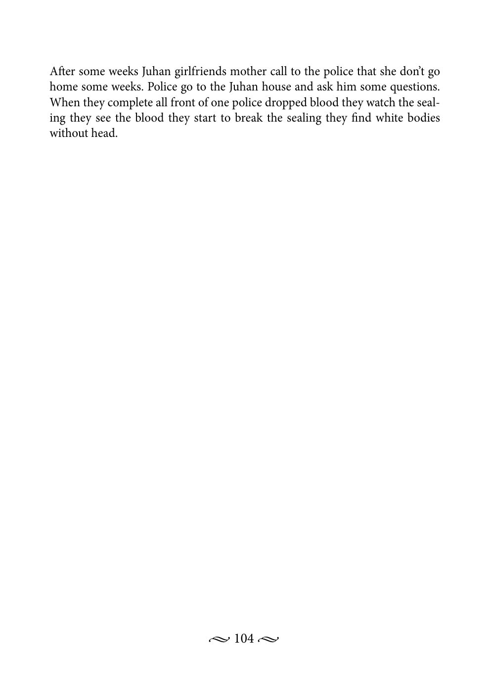 Original book page 104 of Juhan’s Story