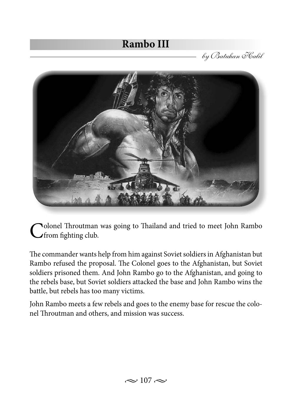 Original book page 107 of Rambo III