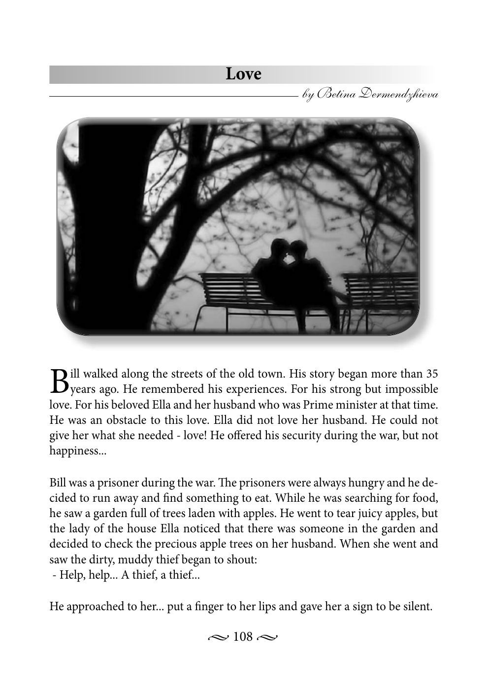 Original book page 108 of Love