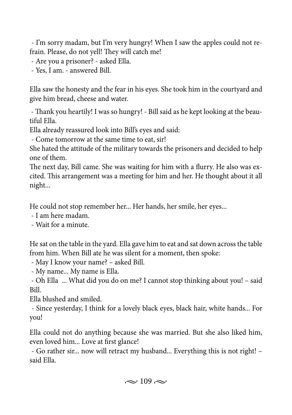 Original book page 109 of Love