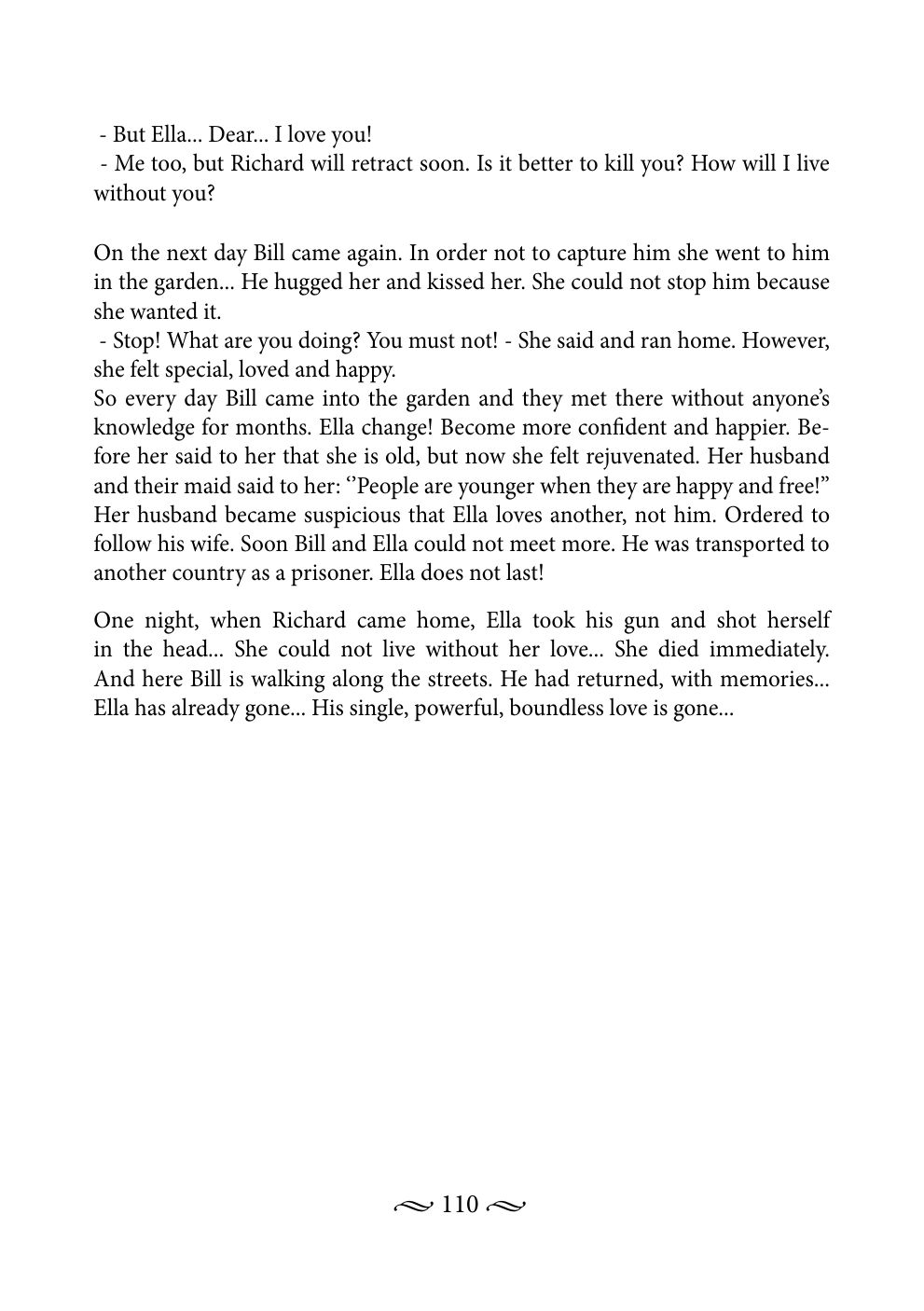Original book page 110 of Love