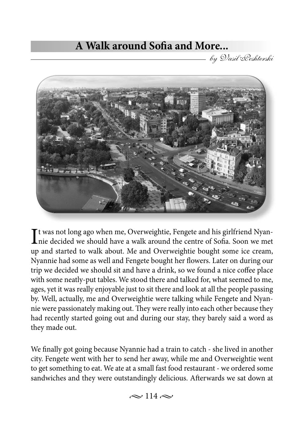 Original book page 114 of A Walk around Sofia and More...