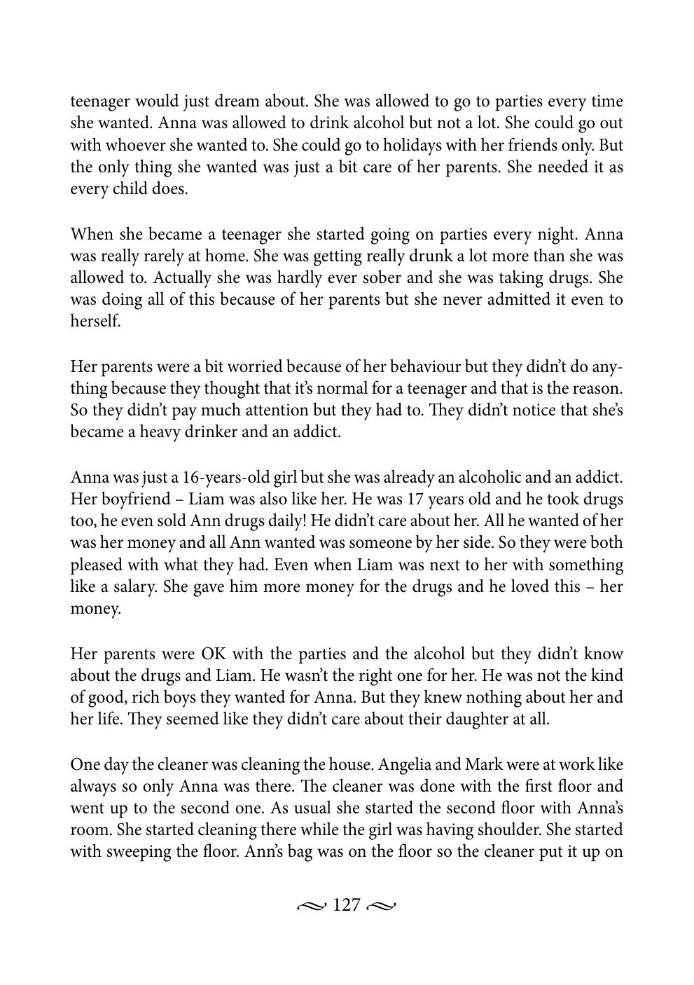 Original book page 127 of Teenage Years