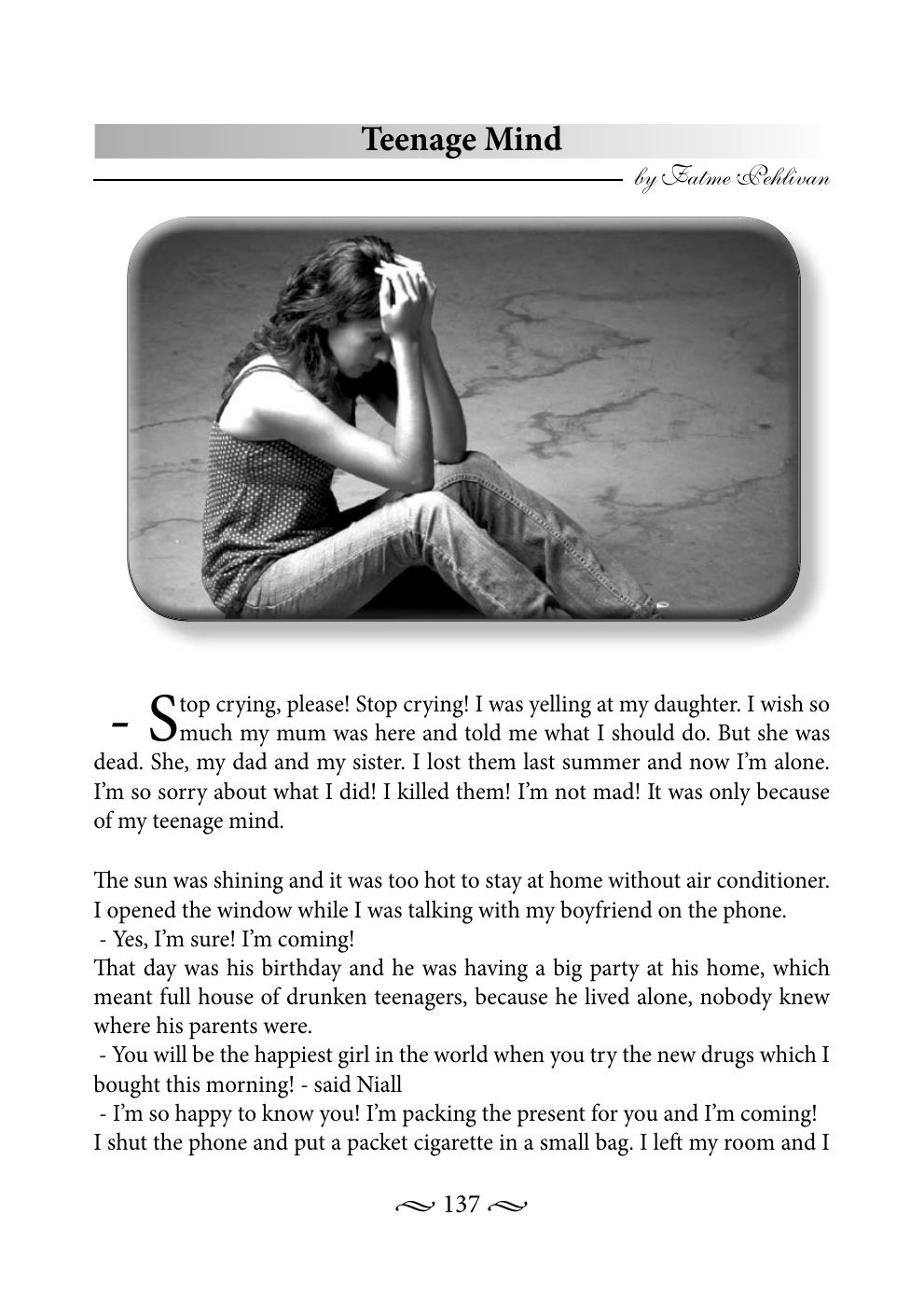 Original book page 137 of Teenage Mind